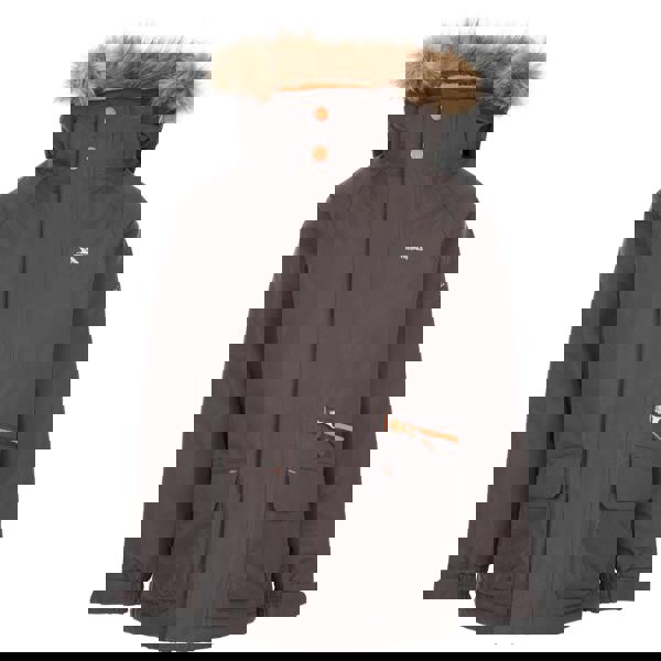 Trespass Childrens/Kids Upbeat Parka - Dark Grey - 