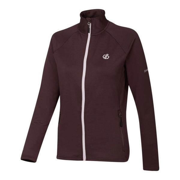 Dare 2B Womens/Ladies Lowline Core Stretch Full Zip Midlayer - Huckleberry - 