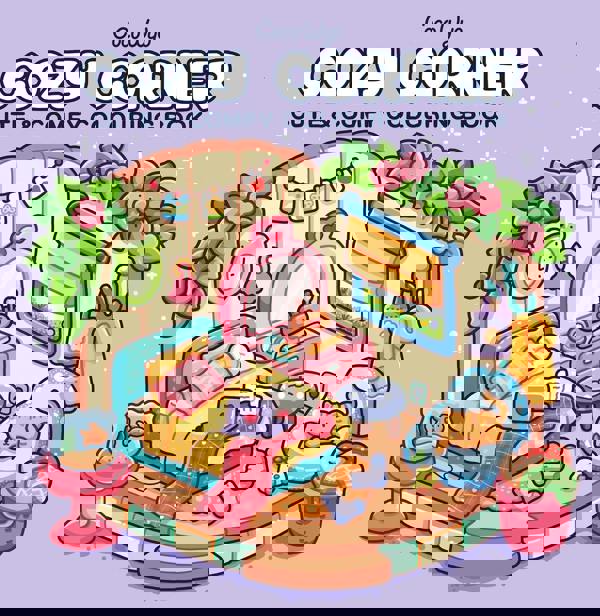 Coco Wyo Cozy Colouring Books 5 Books Set (Cozy Corner, Cozy Cuties, Cozy Friends, Cozy Vibes, Girl Moments)