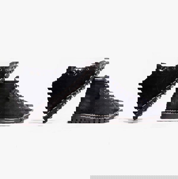 Popps 1961 MOD Mens Suede Boots Navy