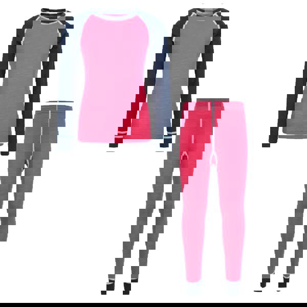 Mountain Warehouse Childrens/Kids Merino II Base Layer Set - Purple