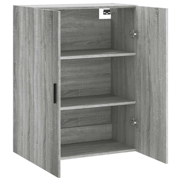 Berkfield Wall Mounted Cabinet Grey Sonoma 69.5x34x90 cm