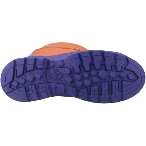 Muck Boots Grit S5 Rubber Men's Orange/Blue Wellington Boots