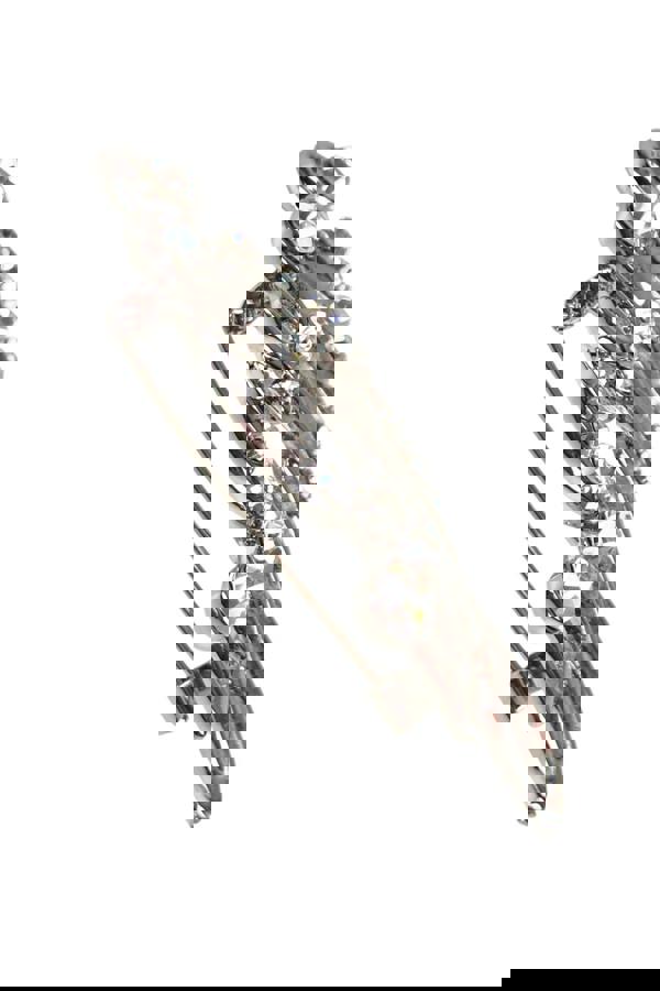 Paulo Due Treble Clef Music Symbol Diamante Brooch