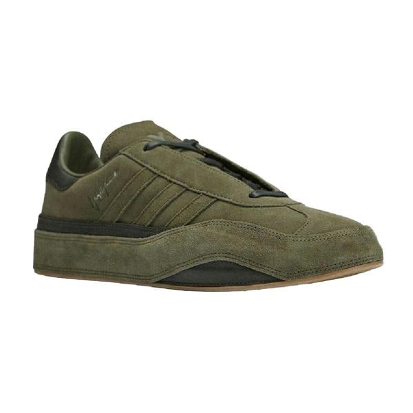 Y-3 Mens Gazelle Suede Trainers - Olive - 