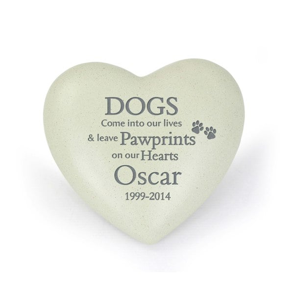 Personalised Memento Company Personalised Dog Memorial Garden Ornament