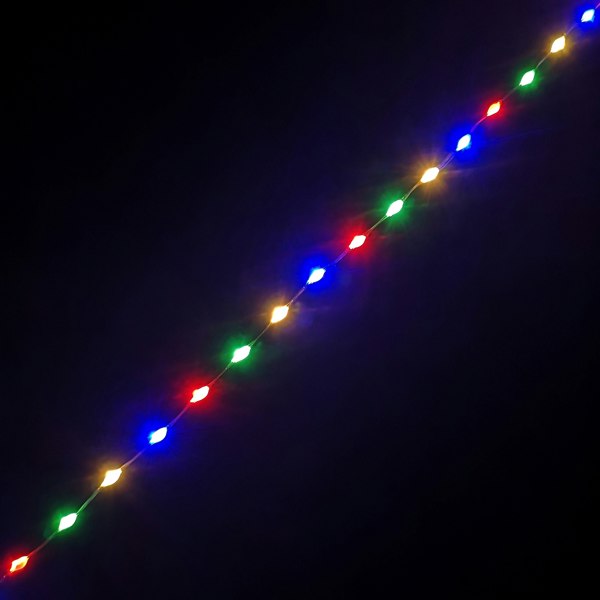 Samuel Alexander 6.4m Compact MicroBrights Christmas Lights with 400 LEDs in Multi-coloured