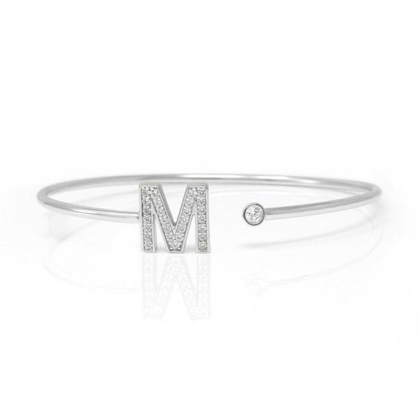 Say It With Me and Mine Bangle - Sterling Silver