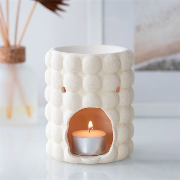 Serano Cream Speckle Bubble Oil Burner