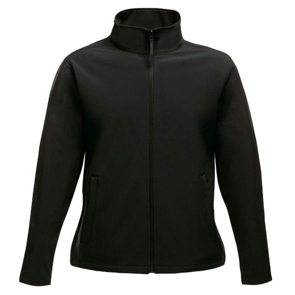 Regatta Womens/Ladies Ablaze Printable Soft Shell Jacket - Black/Black