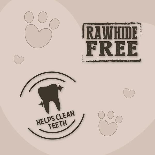 Rosewood Magic Bone Filled Twists Medium Dog Treat With Chicken, Peanut Butter Flavour 195g