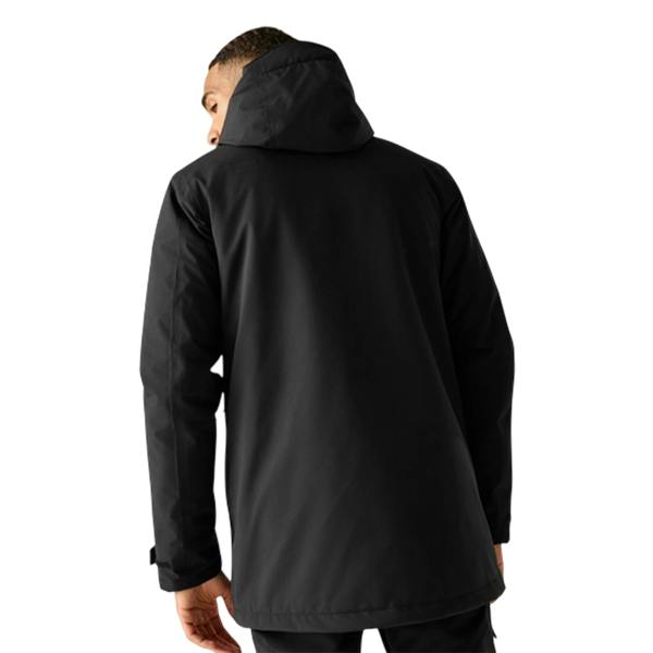 Regatta Mens Hoscar Waterproof Insulated Jacket - Black/Burnt Henna - 