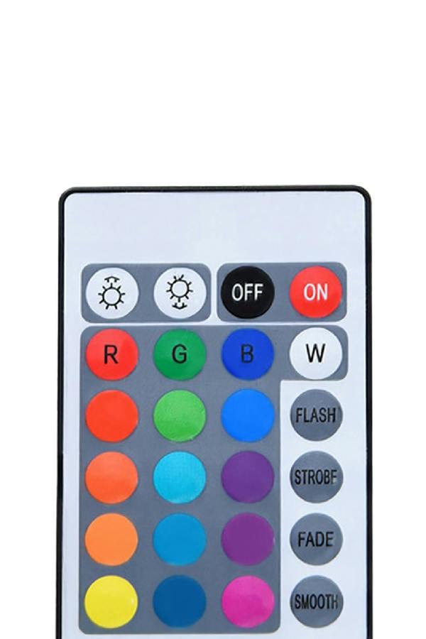 Living and Home Crystal Diamond RGB LED Table Lamp with Remote Control