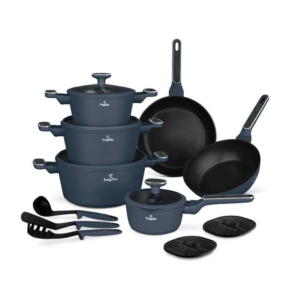 Berlinger Haus 15 pcs cookware set Berlinger Haus BH8382 Deep Sea