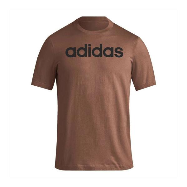 Adidas Mens Linear T-Shirt - Brown - 