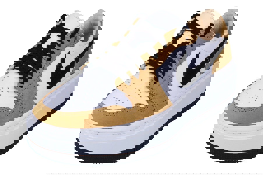 Nike Air Jordan 1 Elevate Low Womens Trainers Dh7004  701 - Golden Harvest Black White 701 - Photo 0