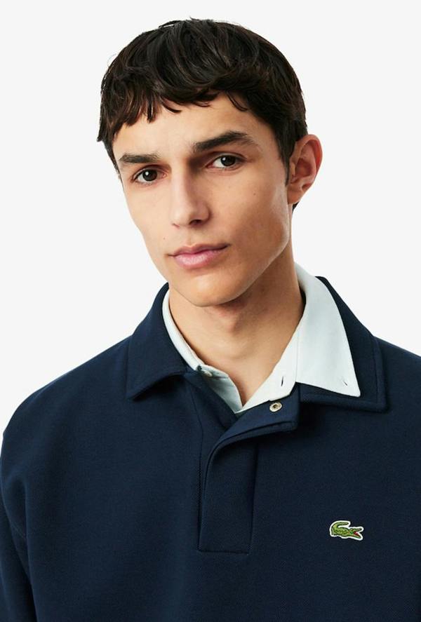 Lacoste Polo Collar Piqué Sweatshirt