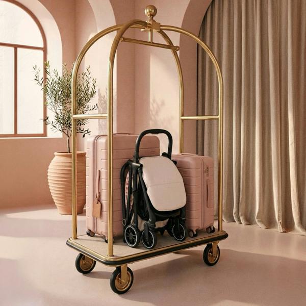 My Babiie MBX6 Compact Stroller - Pink Leopard