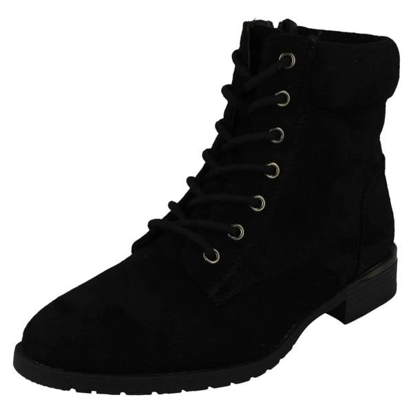 Spot On Ladies Spot On Wide Fitting Ankle Boots F51197