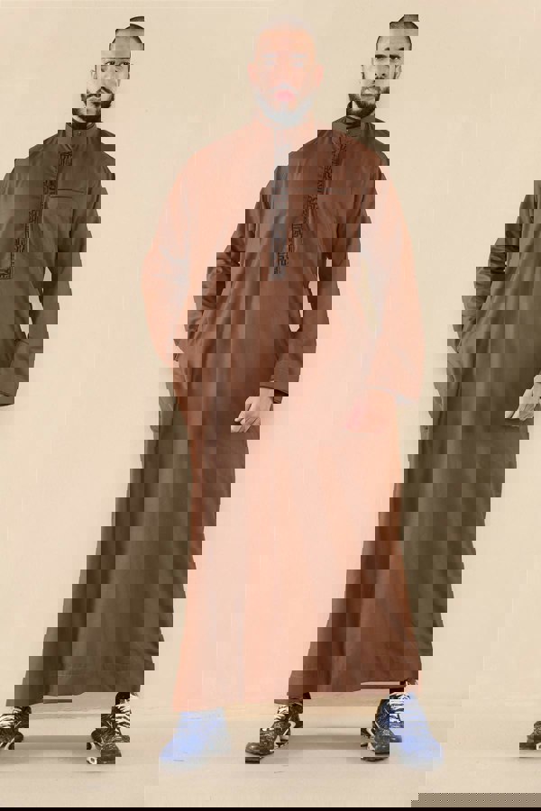 103_thobe_Brown_L - 56, 103_thobe_Brown_M - 54, 103_thobe_Brown_S - 52, 103_thobe_Brown_XL - 58, 103_thobe_Brown_XXL - 60