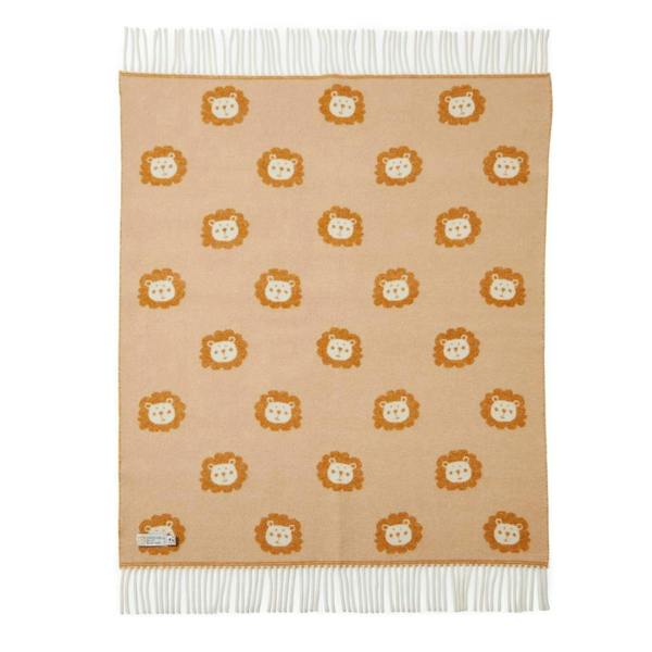 Baby Lambswool Blanket - 75x100cm - Lion