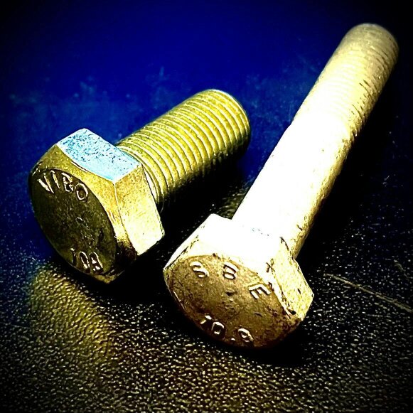 Fixaball M10 M12x1.25 Fine Pitch Hex Bolt High Tensile 10.9 BZP DIN 960