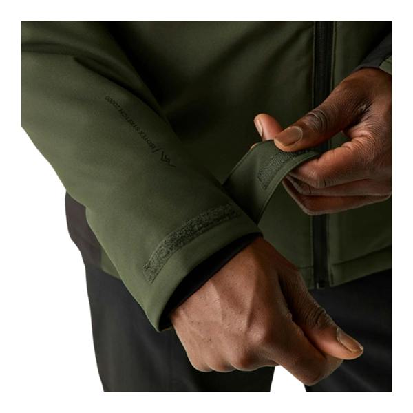 Regatta Mens Highton Two Tone Waterproof Stretch Insulated Jacket - Dark Khaki/Black - 