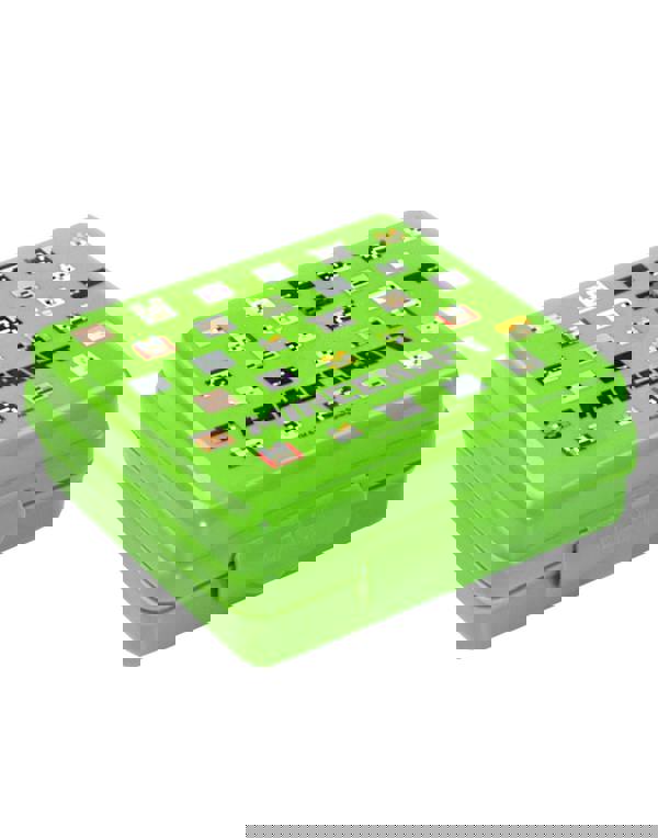 Minecraft Boys Green Creeper Lunch Bag Bottle and Snack Pot (One Size)