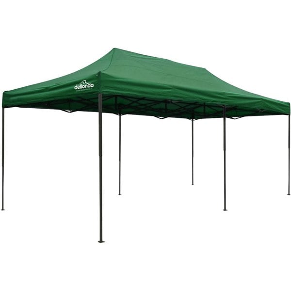 3x6m Pop-Up Gazebo - GREEN Heavy Duty Frame & Water Resistant - Garden Pavillion