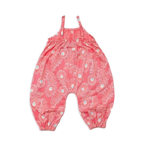 Lucy & Sam Peacock Woven Romper