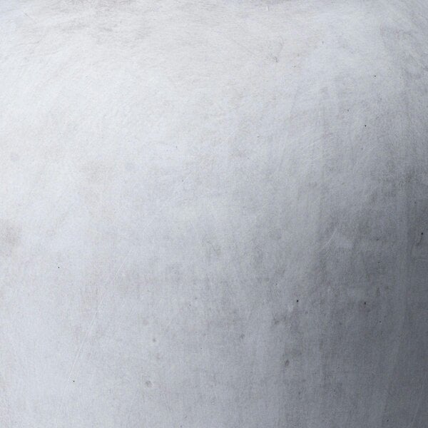 Wyld Haus Terra White Stoneware Squat Textured Ceramic Vase