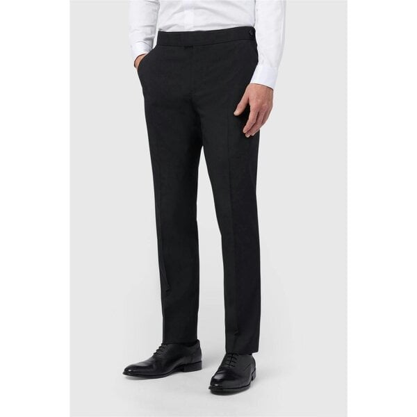 Alexandre Silver Alexandre Slim Fit Ellerton Black Trousers
