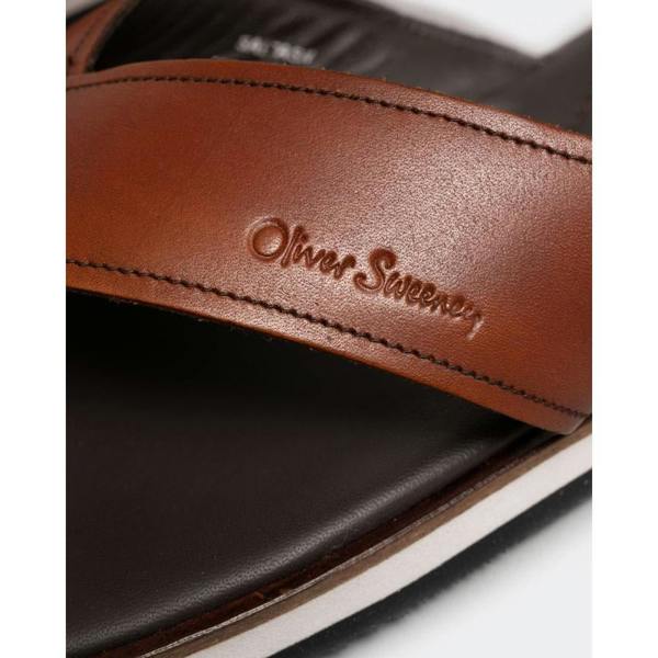 Oliver Sweeney Saltash Leather Mens Flip Flops