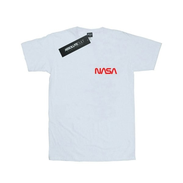 NASA Mens Modern Logo Chest T-Shirt - White