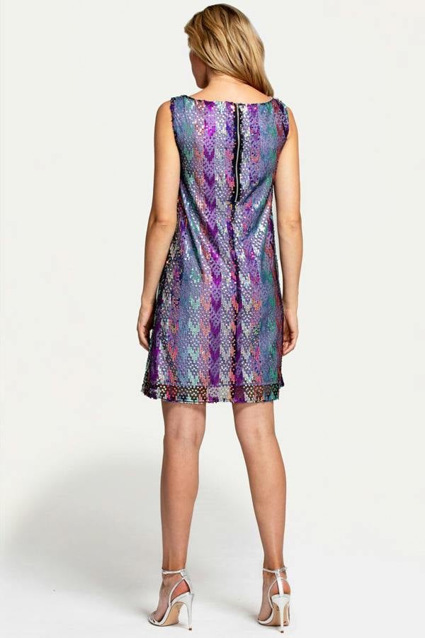 HotSquash Zip-Back Sleeveless Shift Dress