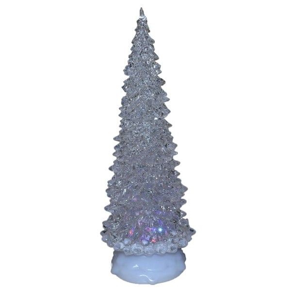 Premier Battery Operated Water Spinner Christmas Tree - Multicoloured
