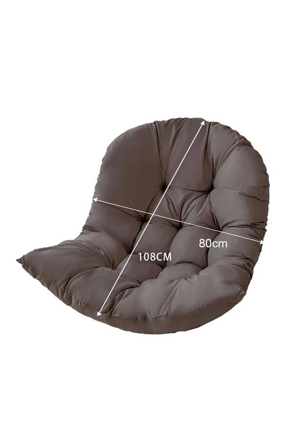 Living and Home 80cm W x 108cm H Hanging Egg Swing Chair Cushion Hanging Basket Cushion