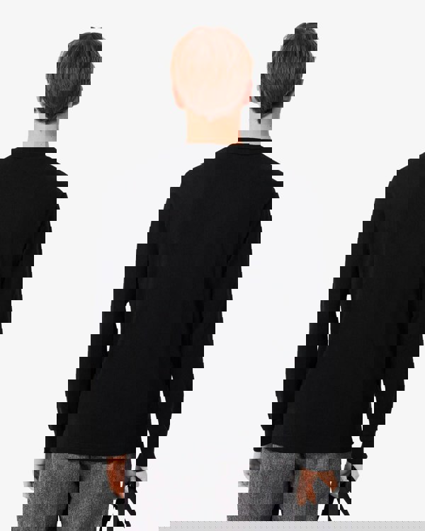 Lacoste Long Sleeved Cotton Mens T-Shirt - Black 031