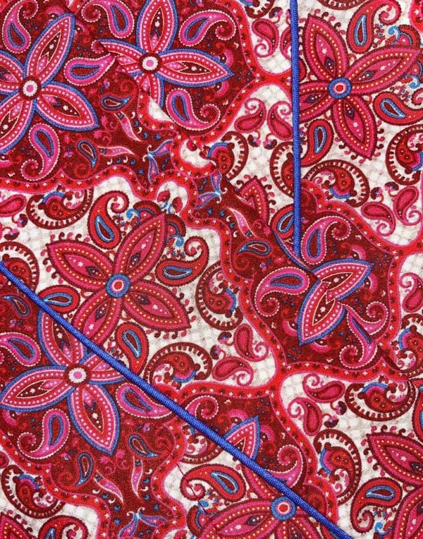 British Boxers Women's Crisp Cotton Mid-Length Dressing Gown – Byzantine Paisley
