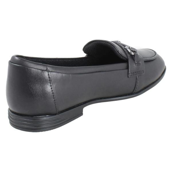 Clarks Girls Clarks Piped Edge Slip On Loafer School Shoes Finja Loafer