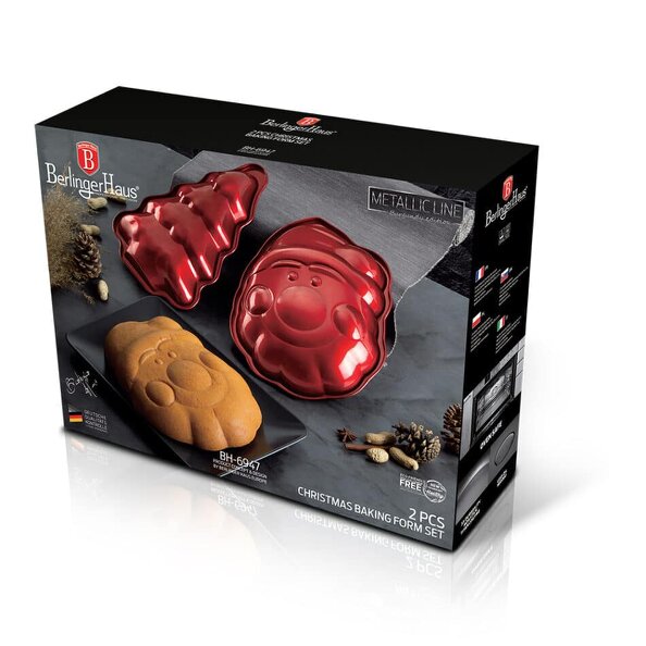 Berlinger Haus BH-6947 Festive Christmas Bundt Pan Set