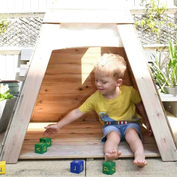 Big Game Hunters Playhouses Wooden Teepee Playhouse