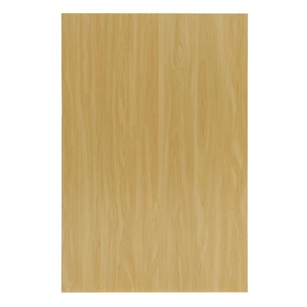 Maple countertop surface of Helios LED Shop Counter Set CM60, showcasing a smooth, light wood grain texture and natural finish