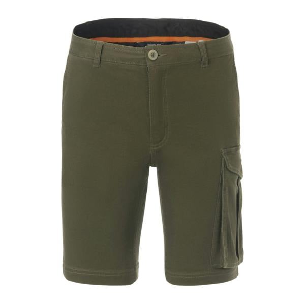 Regatta Mens Bendrick Shorts - Dark Khaki/Green - 