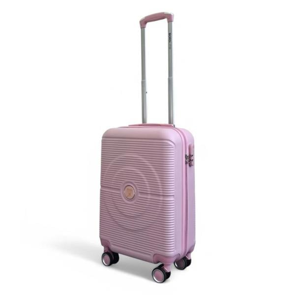 Infinity Luggage Robust ABS Hard Shell 8 Wheels Luggage Travel Holiday Cabin Suitcase Set