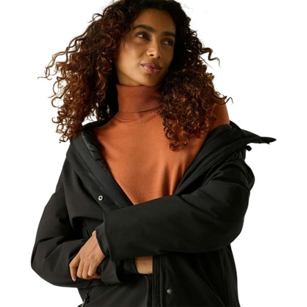 Regatta Womens/Ladies Janna Waterproof Long Length Insulated Jacket - Black - 
