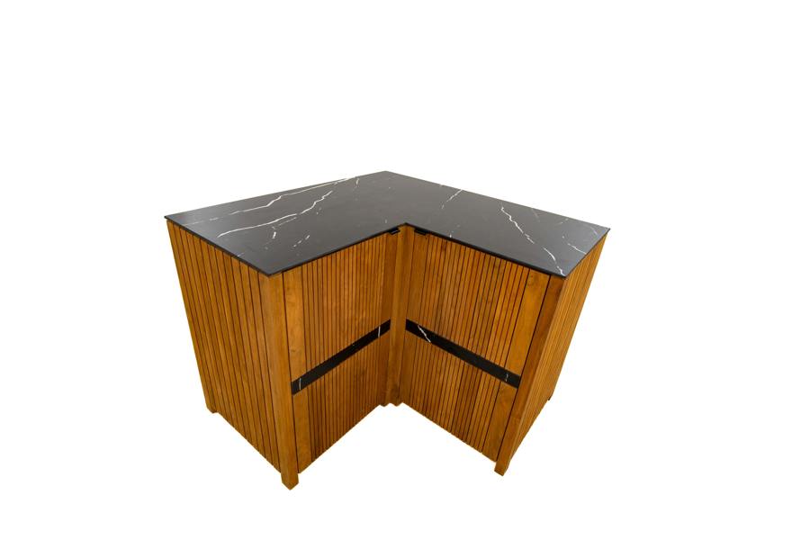 Ocean Designs Avellino Teak Outdoor Kitchen Corner Unit