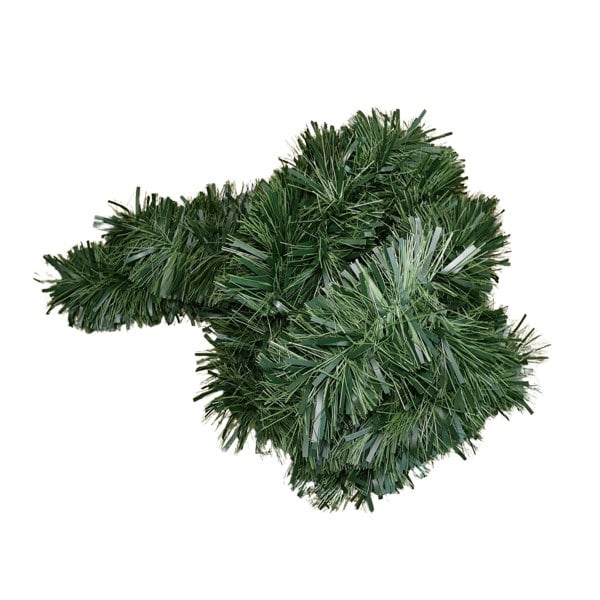 Samuel Alexander 10m x 15cm Luxury Chunky Cut Tinsel Garland Christmas Tree Decoration - Green