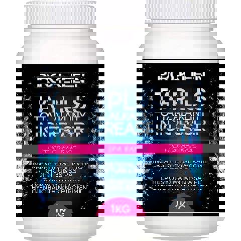 ProKleen Pro-Kleen TA Plus Total Alkalinity Increaser - Increases Alkaline Levels in Pools, Hot Tubs & Spas - Balances pH Levels 1kg