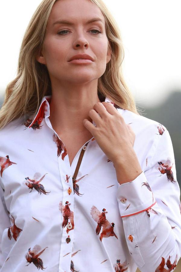 FLYING PHEASANT WOMENS  PRINT SHIRT – Premium Men's Patterned Shirt by Claudio Lugli | Bold Design, Tailored Fit, Best Printed Shirts